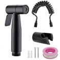 thumbnail image 1 of Bgsha Bidet Noir Mat Vaporisateur de Toilette Douche Shattaf Pomme de Douche Ensemble Purifiant, 1 of 3