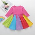 thumbnail image 3 of Mistaha Girls Rainbow Dress Princess Dress OP Pink, 3 of 8