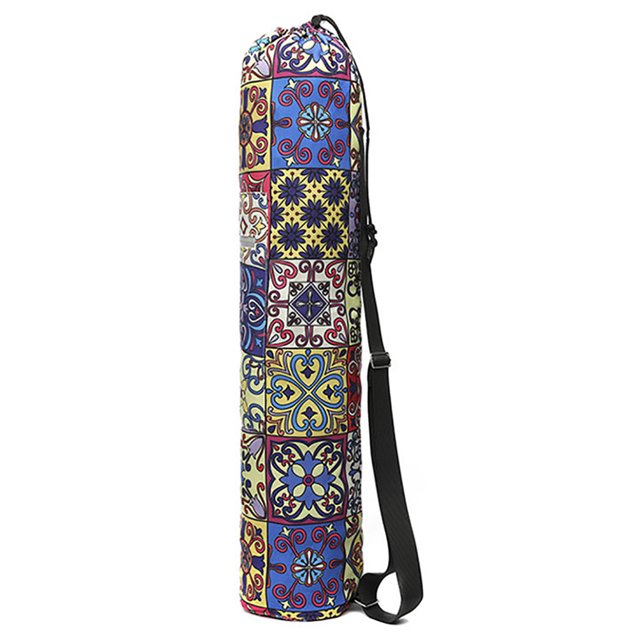Yoga Mat Bag Multiuse Creative Canvas Fitness Mat Bag Exercise Mat Bag for Sport