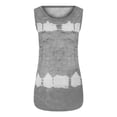 thumbnail image 4 of Dagugfen Plus Size Tank Tops for Women Comfy Lightweight Sleeveless Loose Color Block Round Neck Shirts Fashion, 4 of 6