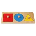thumbnail image 2 of Kids Baby Geometry Educational Toys Puzzle Montessori Preschool Learning #10 Rectangle Plate, 2 of 6