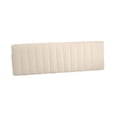 thumbnail image 1 of White Quilted Thickened Vertical Stripe Headboard Cover Dust Proof Washable Fitted Design Multiple Sizes, 1 of 7