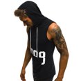 thumbnail image 4 of CEHVOM Fashion Men Sleeveless Printed Drawstring O-Neck Casual Tank Tops, 4 of 6