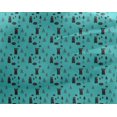 thumbnail image 4 of oneOone Georgette Viscose Aqua Blue Fabric Tree & Bear Cartoon Craft Projects Decor Fabric Printed By The Yard 42 Inch Wide, 4 of 4