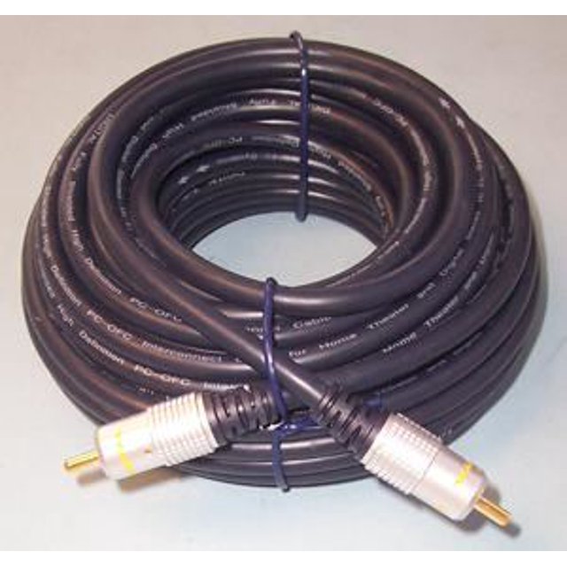 PRO SIGNAL - Phono (RCA) Mâle à Mâle, 10m Noir
