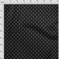thumbnail image 4 of oneOone Tissu Popeline de Coton Noir Rétro Chaussettes Robe Tissu Imprimé Tissu au Mètre 56 Pouces de Large, 4 of 5