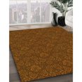 thumbnail image 3 of Ahgly Tapis Rond Lavable en Machine Intérieur Transitionnel Rouge Bordeaux, 3 Pieds Rond, 3 of 7