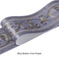 thumbnail image 3 of maskred Easy Maintenance High-end Wallpaper For Living Room Decor Waterproof Surface Blue  Vine Flower 1Set, 3 of 6