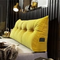 thumbnail image 5 of Noehoiugi Dorm Triangular Headboard Bolster Pillow - Twin Size Body Pillow For Sitting Up In Bed, Back Support Cushion, 5 of 5