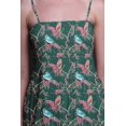 thumbnail image 4 of Bimba Robe Maxi Tube Smockée d'Été pour Vacances à Imprimé de Baies Rouges et d'Oiseaux Bulbules - Très Petit, 4 of 8