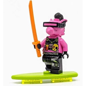 LEGO Ninjago: NPC Richie Minifig with Surf Board
