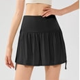 thumbnail image 2 of Besolor Jupe de Tennis pour Femme Plissée Taille Haute Jupe-Short de Golf d'Été Fluide Entraînement Sport Mini Jupe-Short avec Short, 2 of 7