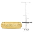 thumbnail image 4 of Ladies 6mm Antique Filigree Wedding Band in 14k Yellow Gold, 4 of 6