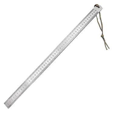 Tyeign Règle en Acier Inoxydable de 4 mm d'Épaisseur 21 Pouces, Bord Droit de Précision pour Dessin d'Étudiant, Salle de Classe, Dessin d'Ingénierie, Outil de Mesure pour Bricolage et Bureau, 1 Règle de Mesure en Acier Inoxydable