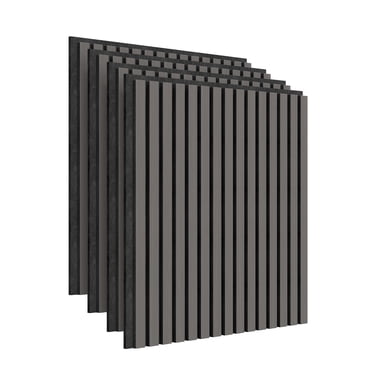 Artika Sonolok Sound-Absorbing Wall Panel Kit, Dark Gray (Cover 15.5 Sq.Ft)