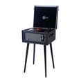 thumbnail image 1 of Arkrocket Tourne-Disque Rétro Bluetooth à 3 Vitesses avec Haut-Parleurs Intégrés et Pieds Amovibles (Noir), 1 of 15