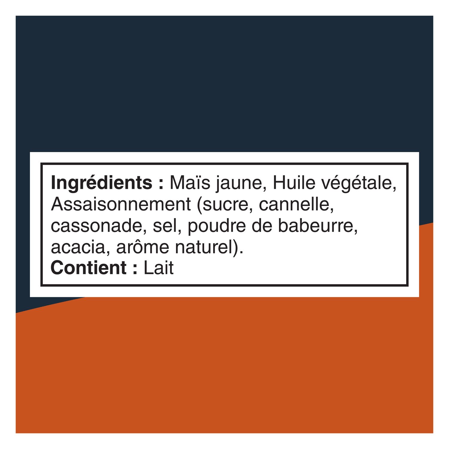 PopCorners croustilles de maïs soufflé aromatisées Cannelle croquante.