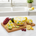 thumbnail image 1 of Reusable Beeswax Food Wraps – 3 Pack Lemon Pattern | Plastic-Free Food Storage | Eco-Friendly Alternative to Cling Wrap, 1 of 5