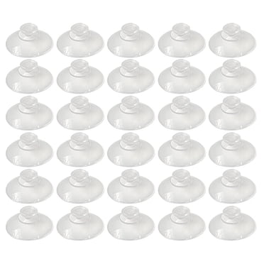 80PCS Transparent Suction Cup Glass Suction Cup Simple Plastic Suction Cup(35MM)
