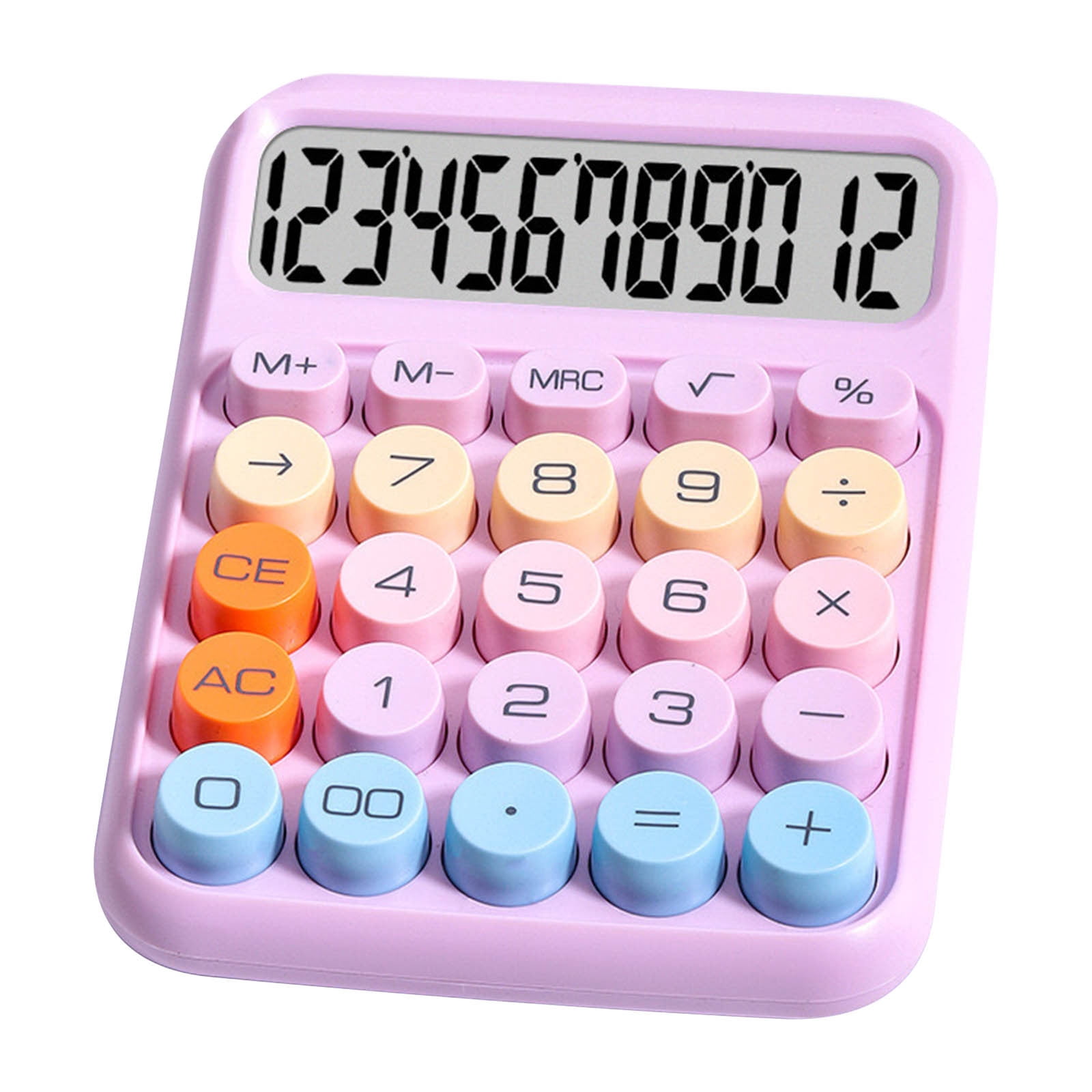 Nilvkv Basic Standard Calculators Mini Digital Desktop Calculator with 12-Digit LCD Display-Calculator Pocket Size for Home Schoo1