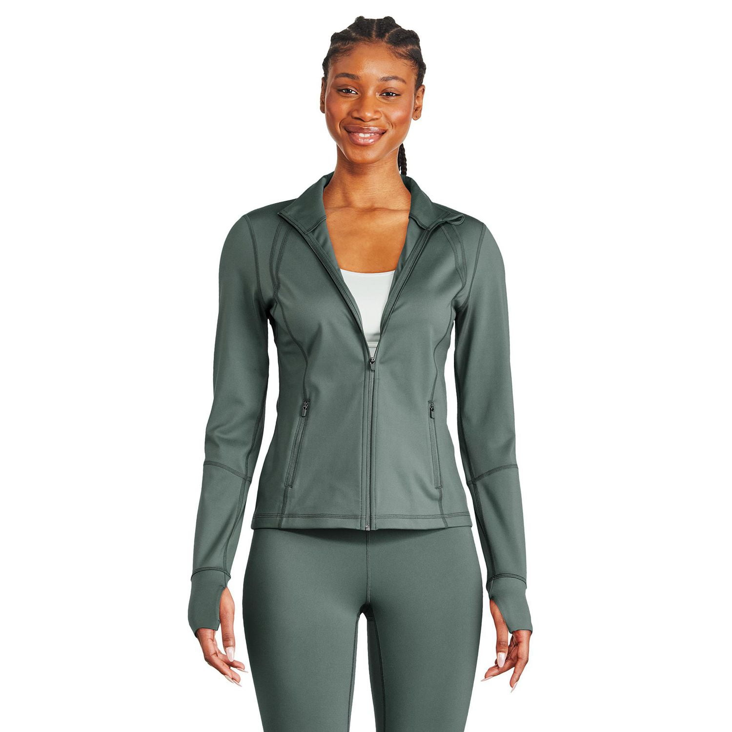 Athletic Works Women's Performance Zip-Up Jacket
