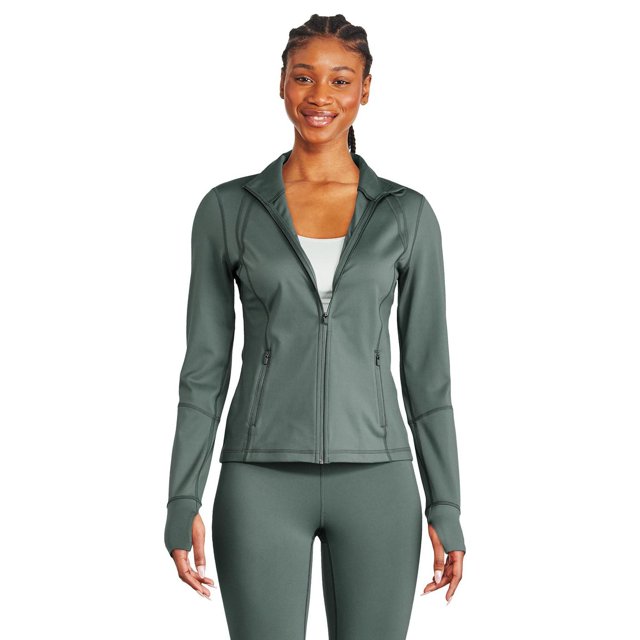 Athletic Works Women's Performance Zip-Up Jacket
