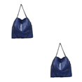 thumbnail image 2 of kurtrusly 1/2/3 Wide Application Convenient And Practical Chain Handbag For Women - Foldable Shoulder Bag Fashion PU Chain Shoulder Bag blue 2PCS, 2 of 6