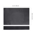 thumbnail image 4 of Autocollant en Fibre de Carbone Compatible pour Microsoft Surface Pro6 Ordinateur Portable Autocollant Noir, 4 of 5