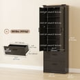 thumbnail image 3 of HOMCOM 67" Tall Kitchen Pantry Cabinet with Adjustable Shelves, Black, 3 of 10