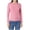Pink, variant on SROBPTY Womens Long Sleeve Shirts, Women's Women's Casual Round Neck Shirt Long Sleeve Pink, M