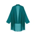 thumbnail image 3 of Loodgao Hauts d'Été pour Femmes Courts Boléros Kimono Cardigans Vestes Boléro en Mousseline Couvre-Robe de Soirée Vert P, 3 of 5