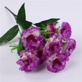 thumbnail image 1 of 10Head Carnation Artificial Flowers Plastic Fake Plants Home Party Wedding Decor, 1 of 6