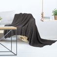 thumbnail image 4 of Unique Bargains Cotton Blanket Decorative Cable Knitted Throw Soft Knit Blankets, 4 of 10