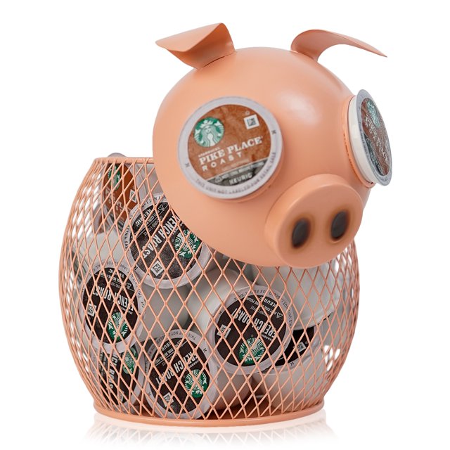 Made Easy Kit K-Cup Countertop Sculpture Holder for Keurig K-cup Coffee Pods, Tea Bags, Creamers