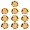 thumbnail image 5 of 20Pcs Plastic Cake Serving Trays Cake Trays Cake Boards for Birthday (Golden), 5 of 5