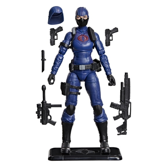 G.I. Joe Classified Series pack rétro sous blister, figurine Valkyrie Cobra de 15 cm