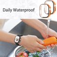thumbnail image 5 of KOMI Case for Apple Watch Ultra 49mm with 9H Tempered Glass Screen Protector, Touch Sensitive, Full Coverage, Slim Bumper Protective Cover for iWatch 49mm, Transparent, 5 of 5