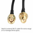 thumbnail image 2 of 1m to 5m SMA Male to Female Coaxial Extension Cable Antenna Wi-F Router, 2 of 6