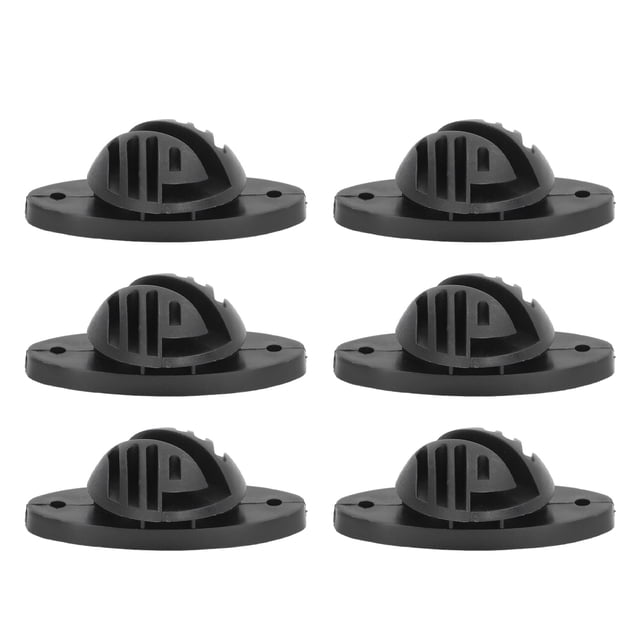 100 PCS Electric Fence Insulator, Intermediate Bearing Rod Hemispherical Insulator Fence Front End System Accessories Withstand 15KV