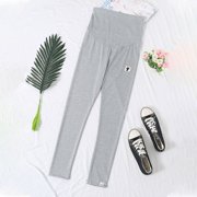 TIMIFIS Leggings for Women Workout Leggings for Women Women Solid Long Pants Cat Sign Loose Adjustable Maternity Pants Leggings