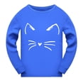 thumbnail image 4 of Hiiyo Ensemble de Pyjama pour Grands Garçons à Imprimé de Chat de Dessin Animé, Haut à Manches Longues et Pantalon, Tenue de Nuit, 4 of 4
