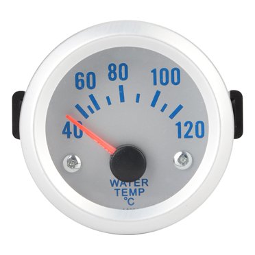 Water Temp Gauge,52mm 2'' Car Water Temp Gauge Universal Car Motor Digital Blue LED Water Temp Temperature Gauge 40-120 Degrees Celsius Range
