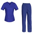 thumbnail image 1 of Women's Scrubs Set Scrub Top and Pants Scrubs Set, 1 of 3