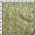 thumbnail image 4 of oneOone Polyester Spandex Sea Green Fabric Tropical Leaf Sewing Craft Projects Fabric Prints By Yard 56 Inch Wide, 4 of 4