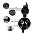 thumbnail image 3 of 1 Pce Filtre Réutilisable pour Percolateur à Café, Capsule, Tasse, Filtre de Cafetière, Passoire Professionnelle de Précision, Filet de Filtre Compatible pour FlexBrew, 3 of 8