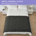 thumbnail image 3 of Chunky Knit Blanket Throw x Hand Knitted Chenille Throw Blanket Small Soft Thick Yarn Cable Knit Blanket Cute Rope Knot Crochet Throw Blankets for Couch Bed Sofa (Light ), 3 of 8