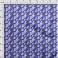 thumbnail image 4 of oneOone Tissu Tabby en Soie Violet Moyen pour Enfants Matériel de Robe Florale Tissu Imprimé au Mètre 42 Pouces de Large, 4 of 4