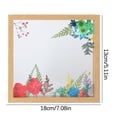 thumbnail image 2 of 7 Inch Wooden Double Sided Glass Photo Frame, DIY Plant Leaf Display Case for A4 Paper Cuttings, Tabletop Craft Picture Frame Decor, 2 of 5