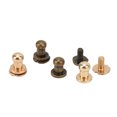 thumbnail image 3 of Chicago Screws, High Hardness Round Head Button Stud Glossy Appearance 200 Sets  For Leather Gold And Bronze Color, 3 of 8