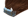 thumbnail image 2 of Extensions de Cheveux Humains à Coller, Cheveux Brésiliens Soyeux, Lisses, Pleine Tête, 20 Pcs, 2 of 6